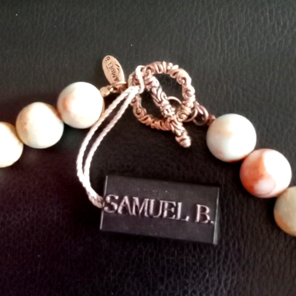 SAMUEL B BEAUTIFUL INDONESIA MADE BEAD NECKLACE - Picture 3 of 9